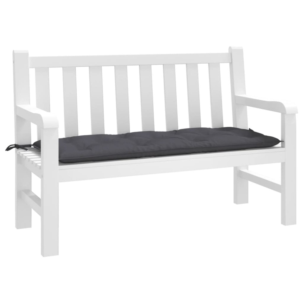 vidaXL Pernă bancă de grădină, antracit, 120x50x7 cm, material oxford