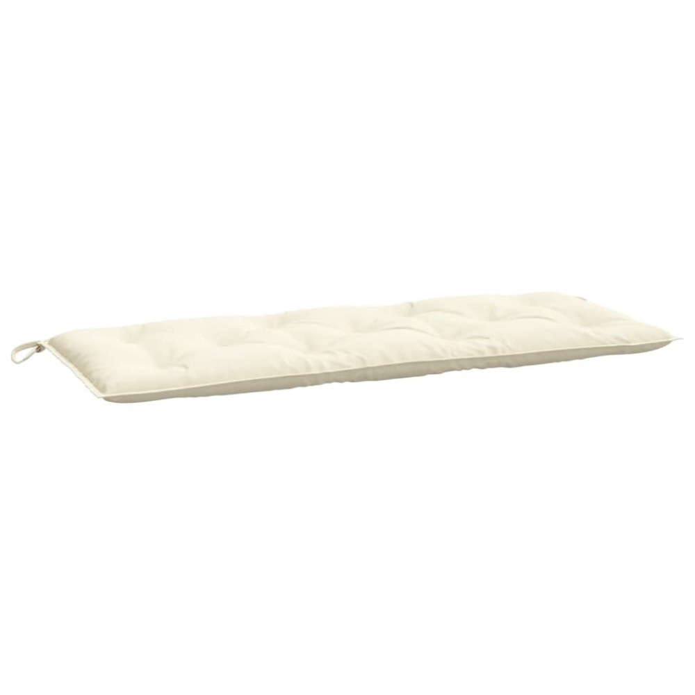 vidaXL Pernă bancă de grădină, crem, 120x50x7 cm, material oxford