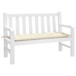 vidaXL Pernă bancă de grădină, crem, 120x50x7 cm, material oxford vidaXL Pernă bancă de grădină, crem, 120x50x7 cm, material oxford