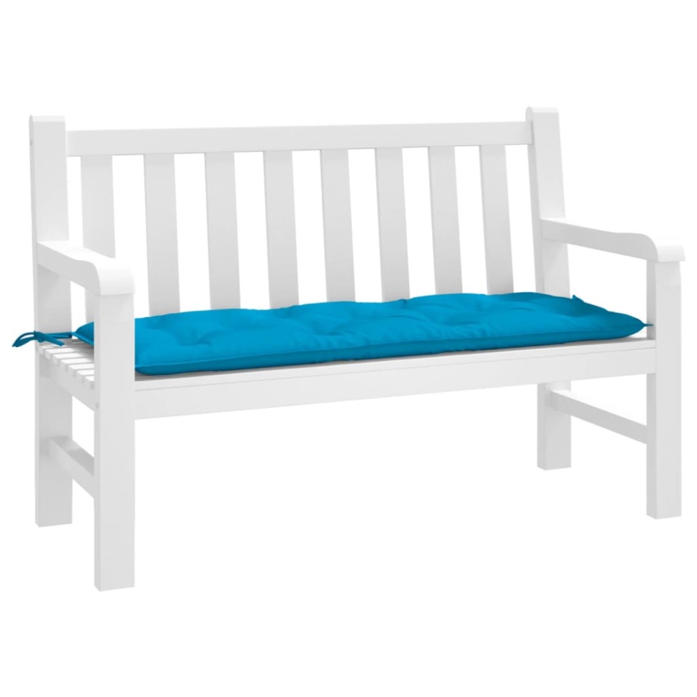 vidaXL Pernă de bancă, albastru deschis, 120x50x7 cm, material oxford