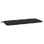 vidaXL Pernă bancă de grădină, negru, 120x50x7 cm, material oxford