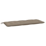 vidaXL Pernă bancă de grădină, gri taupe, 120x50x7 cm, material oxford vidaXL Pernă bancă de grădină, gri taupe, 120x50x7 cm, material oxford