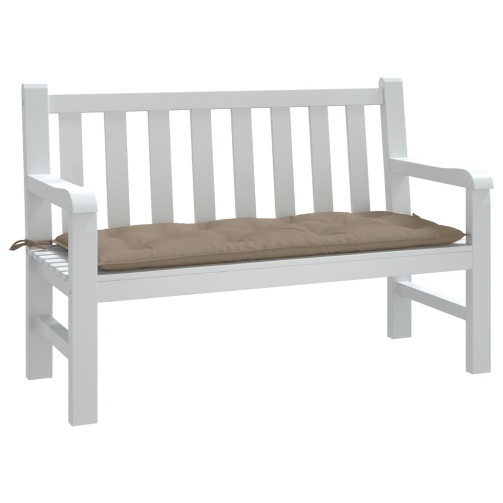 vidaXL Pernă bancă de grădină, gri taupe, 120x50x7 cm, material oxford
