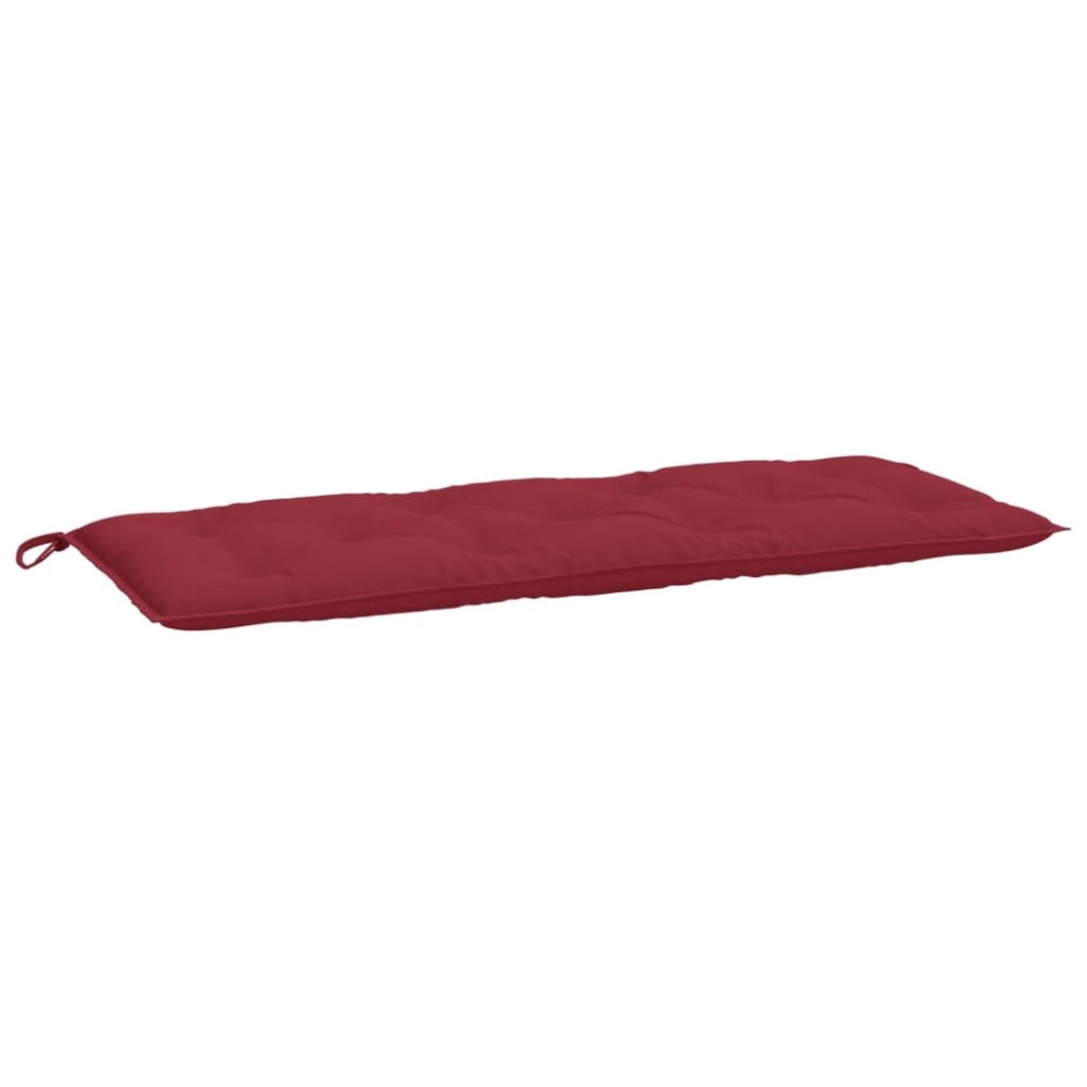 vidaXL Pernă bancă de grădină, roșu vin, 120x50x7 cm, textil oxford