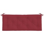 vidaXL Pernă bancă de grădină, roșu vin, 120x50x7 cm, textil oxford vidaXL Pernă bancă de grădină, roșu vin, 120x50x7 cm, textil oxford