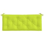 vidaXL Pernă bancă de grădină verde aprins, 120x50x7 cm, textil oxford vidaXL Pernă bancă de grădină verde aprins, 120x50x7 cm, textil oxford