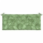 vidaXL Pernă bancă de grădină, model frunze, 120x50x7 cm, textil vidaXL Pernă bancă de grădină, model frunze, 120x50x7 cm, textil