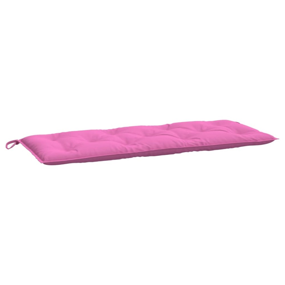 vidaXL Pernă pentru bancă de grădină, roz, 120x50x7 cm, textil