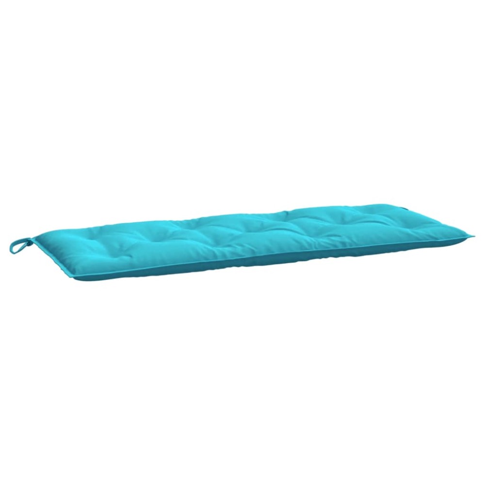 vidaXL Pernă pentru bancă de grădină, turcoaz, 120x50x7 cm, textil