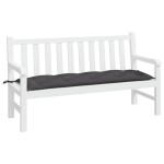 vidaXL Pernă bancă de grădină, antracit, 150x50x7 cm, material oxford vidaXL Pernă bancă de grădină, antracit, 150x50x7 cm, material oxford