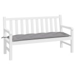 vidaXL Pernă bancă de grădină, gri, 150x50x7 cm, material oxford vidaXL Pernă bancă de grădină, gri, 150x50x7 cm, material oxford
