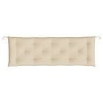 vidaXL Pernă bancă de grădină, bej, 150x50x7 cm, material oxford vidaXL Pernă bancă de grădină, bej, 150x50x7 cm, material oxford