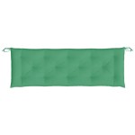 vidaXL Pernă bancă de grădină, verde, 150x50x7 cm, material oxford