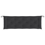 vidaXL Pernă bancă de grădină, negru, 150x50x7 cm, material oxford vidaXL Pernă bancă de grădină, negru, 150x50x7 cm, material oxford