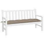 vidaXL Pernă bancă de grădină, gri taupe, 150x50x7 cm, material oxford vidaXL Pernă bancă de grădină, gri taupe, 150x50x7 cm, material oxford