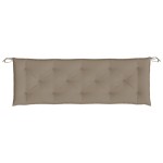 vidaXL Pernă bancă de grădină, gri taupe, 150x50x7 cm, material oxford vidaXL Pernă bancă de grădină, gri taupe, 150x50x7 cm, material oxford
