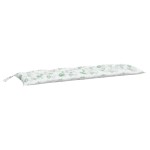 vidaXL Pernă bancă de grădină model frunze, 150x50x7 cm, textil oxford vidaXL Pernă bancă de grădină model frunze, 150x50x7 cm, textil oxford