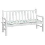 vidaXL Pernă bancă de grădină model frunze, 150x50x7 cm, textil oxford vidaXL Pernă bancă de grădină model frunze, 150x50x7 cm, textil oxford