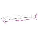 vidaXL Pernă bancă de grădină model frunze, 150x50x7 cm, textil oxford vidaXL Pernă bancă de grădină model frunze, 150x50x7 cm, textil oxford