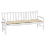 vidaXL Pernă bancă de grădină, bej, 180x50x7 cm, material oxford vidaXL Pernă bancă de grădină, bej, 180x50x7 cm, material oxford