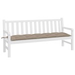 vidaXL Pernă bancă de grădină, taupe, 180x50x7 cm, material oxford vidaXL Pernă bancă de grădină, taupe, 180x50x7 cm, material oxford