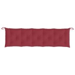 vidaXL Pernă bancă de grădină, roșu vin, 180x50x7 cm, material oxford vidaXL Pernă bancă de grădină, roșu vin, 180x50x7 cm, material oxford