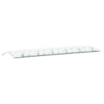 vidaXL Pernă bancă de grădină model frunze, 180x50x7 cm, textil oxford vidaXL Pernă bancă de grădină model frunze, 180x50x7 cm, textil oxford