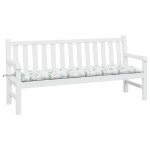 vidaXL Pernă bancă de grădină model frunze, 180x50x7 cm, textil oxford vidaXL Pernă bancă de grădină model frunze, 180x50x7 cm, textil oxford