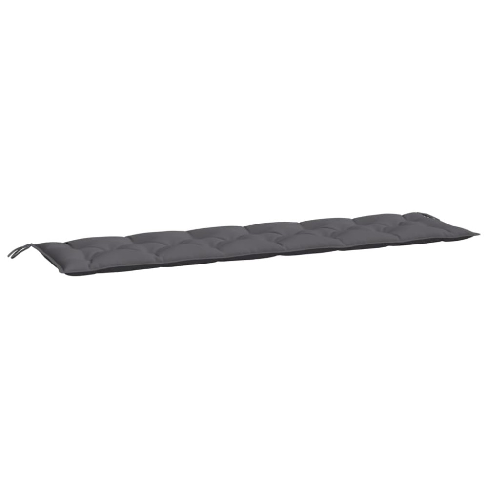 vidaXL Pernă de bancă de grădină, antracit, 200x50x7 cm, textil oxford