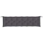 vidaXL Pernă de bancă de grădină, antracit, 200x50x7 cm, textil oxford vidaXL Pernă de bancă de grădină, antracit, 200x50x7 cm, textil oxford