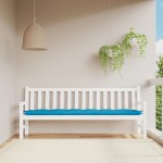 vidaXL Pernă de bancă, albastru deschis, 200x50x7 cm, material oxford vidaXL Pernă de bancă, albastru deschis, 200x50x7 cm, material oxford