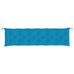 vidaXL Pernă de bancă, albastru deschis, 200x50x7 cm, material oxford vidaXL Pernă de bancă, albastru deschis, 200x50x7 cm, material oxford