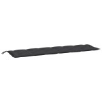 vidaXL Pernă bancă de grădină, negru, 200x50x7 cm, material oxford vidaXL Pernă bancă de grădină, negru, 200x50x7 cm, material oxford