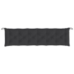 vidaXL Pernă bancă de grădină, negru, 200x50x7 cm, material oxford vidaXL Pernă bancă de grădină, negru, 200x50x7 cm, material oxford