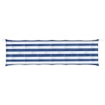 vidaXL Pernă bancă de grădină, dungi albastru/alb, 200x50x7 cm, textil vidaXL Pernă bancă de grădină, dungi albastru/alb, 200x50x7 cm, textil