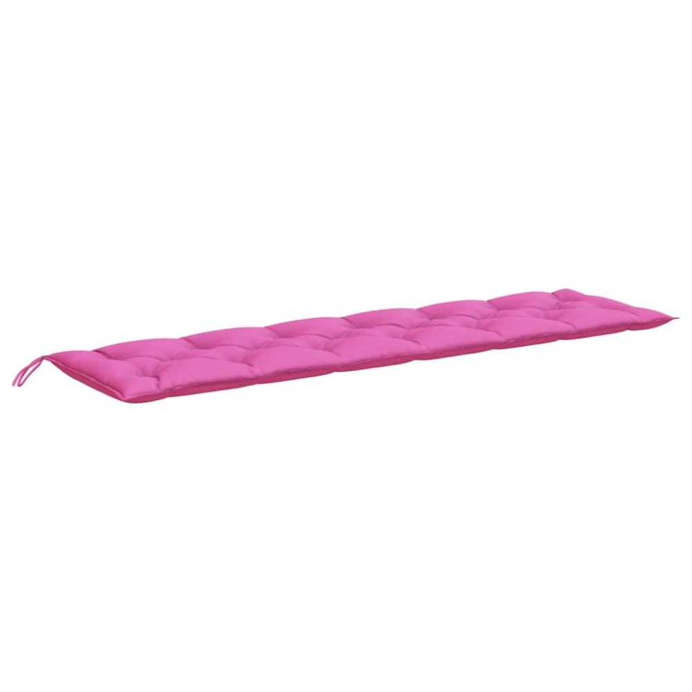 vidaXL Pernă pentru bancă de grădină, roz, 200x50x7 cm, textil