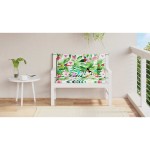 vidaXL Perne bancă de grădină 2 buc. multicolor 100x50x7 cm textil