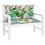 vidaXL Perne bancă de grădină 2 buc. multicolor 100x50x7 cm textil