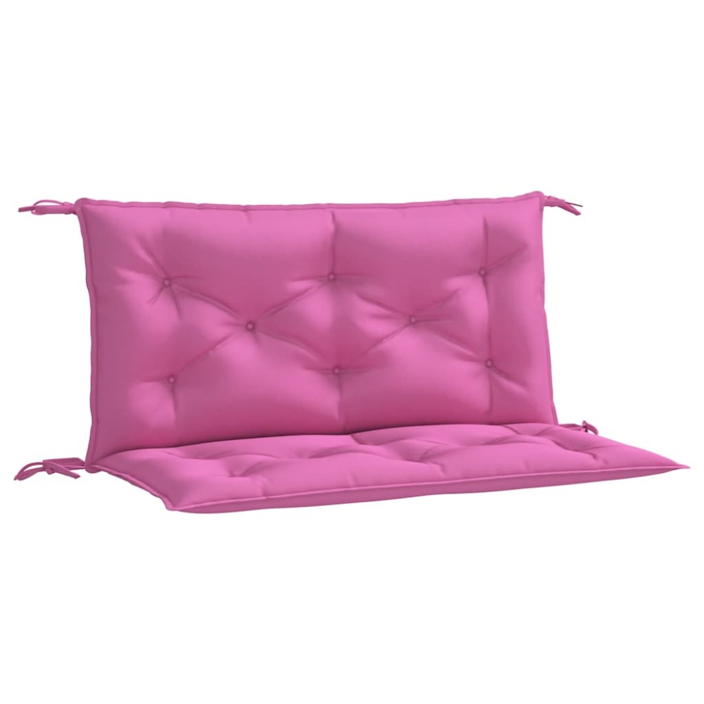 vidaXL Perne bancă de grădină 2 buc. roz 100x50x7 cm textil