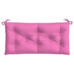 vidaXL Perne bancă de grădină 2 buc. roz 100x50x7 cm textil