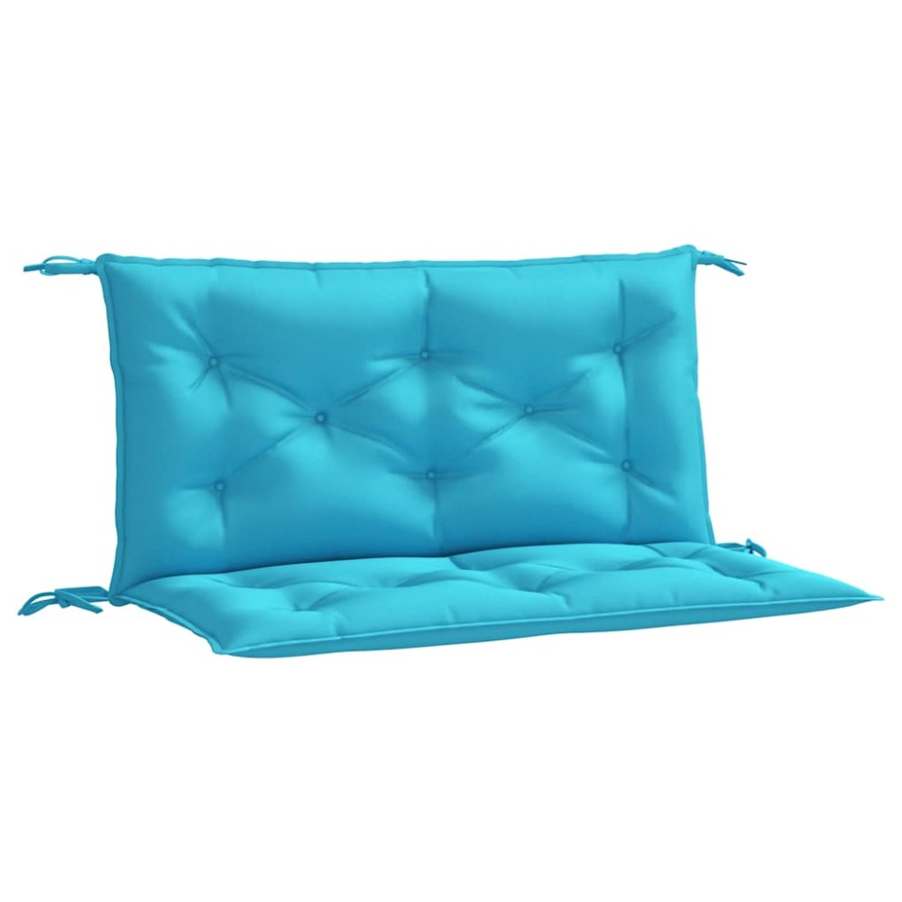 vidaXL Perne bancă de grădină 2 buc. turcoaz 100x50x7 cm textil