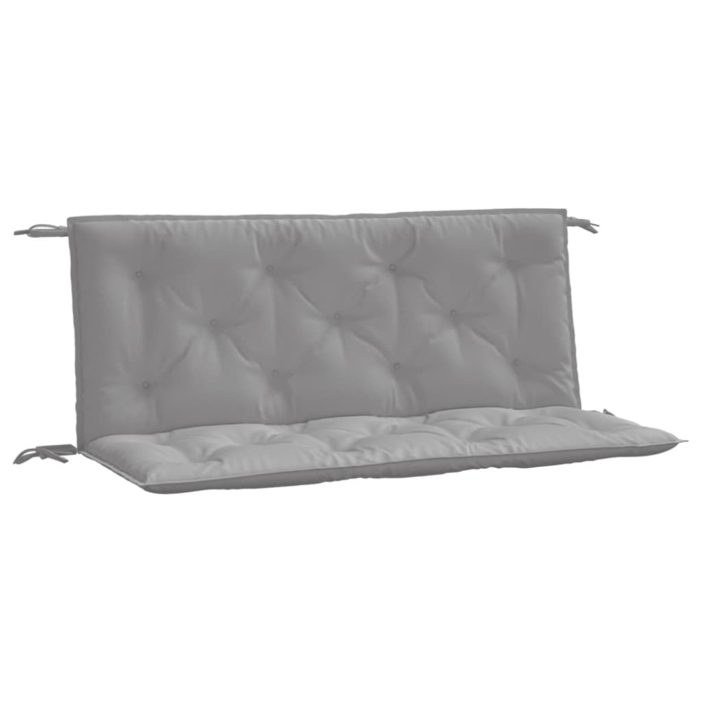vidaXL Perne bancă de grădină 2 buc., gri, 120x50x7cm, țesătură oxford