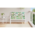 vidaXL Perne bancă de grădină 2 buc. multicolor 120x50x7 cm textil