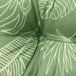 vidaXL Perne bancă de grădină 2 buc. model frunze 120x50x7 cm textil