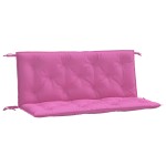 vidaXL Perne bancă de grădină 2 buc. roz 120x50x7 cm textil