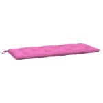 vidaXL Perne bancă de grădină 2 buc. roz 120x50x7 cm textil