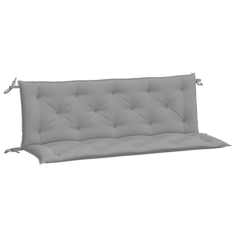 vidaXL Perne bancă de grădină 2 buc., gri, 150x50x7cm, țesătură oxford