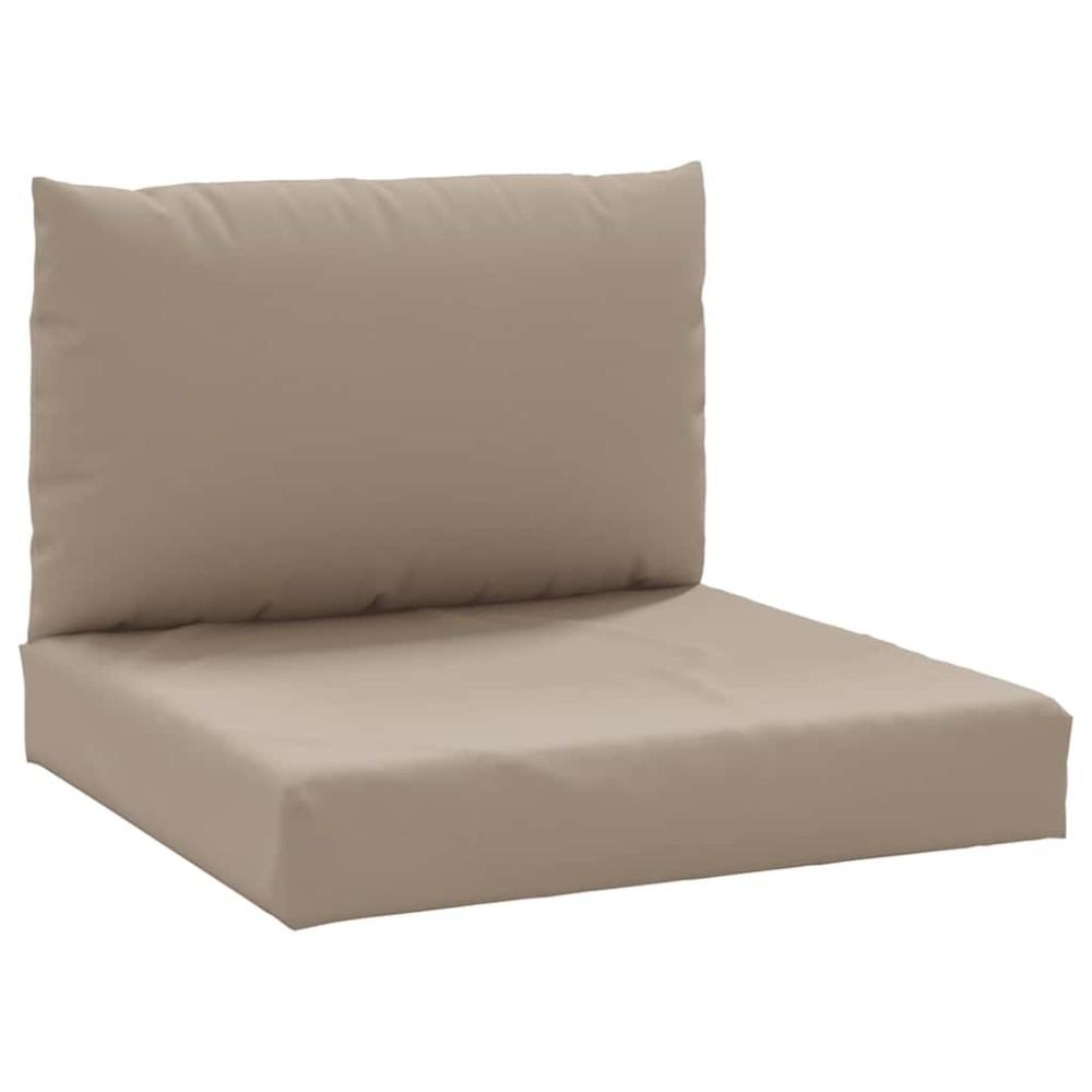 vidaXL Perne de canapea din paleți, 2 buc., gri taupe, material textil