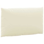 vidaXL Perne de canapea din paleți, 3 buc., alb crem, material textil