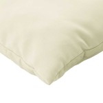 vidaXL Perne de canapea din paleți, 3 buc., alb crem, material textil